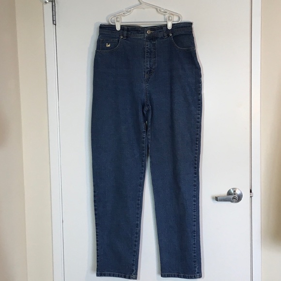 Gloria Vanderbilt Jeans 2 Swan Logo 
